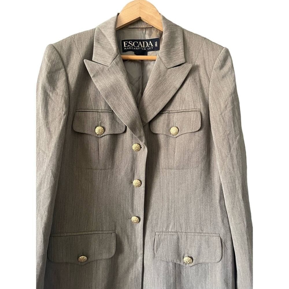 Escada Wool Pants Suit - Picture 4 of 15